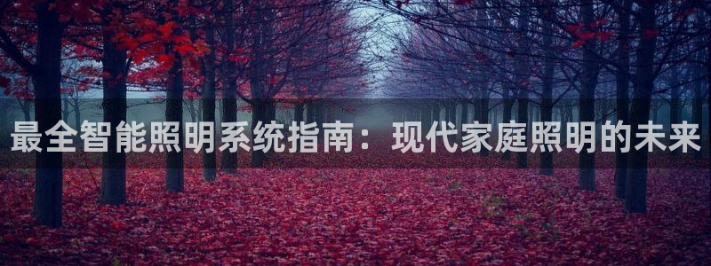 最全智能照明系统指南:现代家庭照明的未来