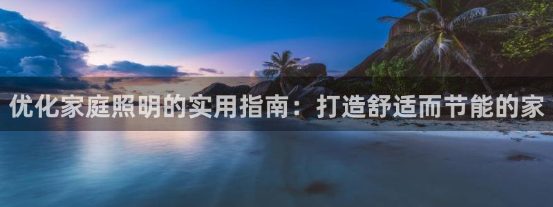 优化家庭照明的实用指南：打造舒适而节能的家
