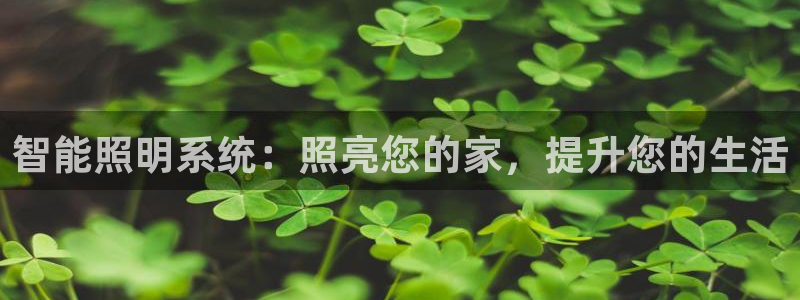 智能照明系统：照亮您的家，提升您的生活