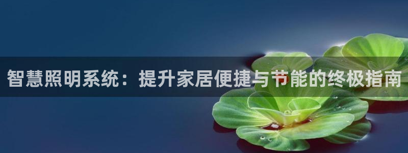 智慧照明系统：提升家居便捷与节能的终极指南