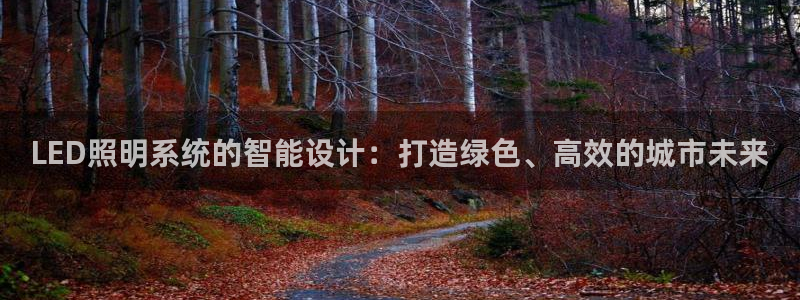 LED照明系统的智能设计：打造绿色、高效的城市未来